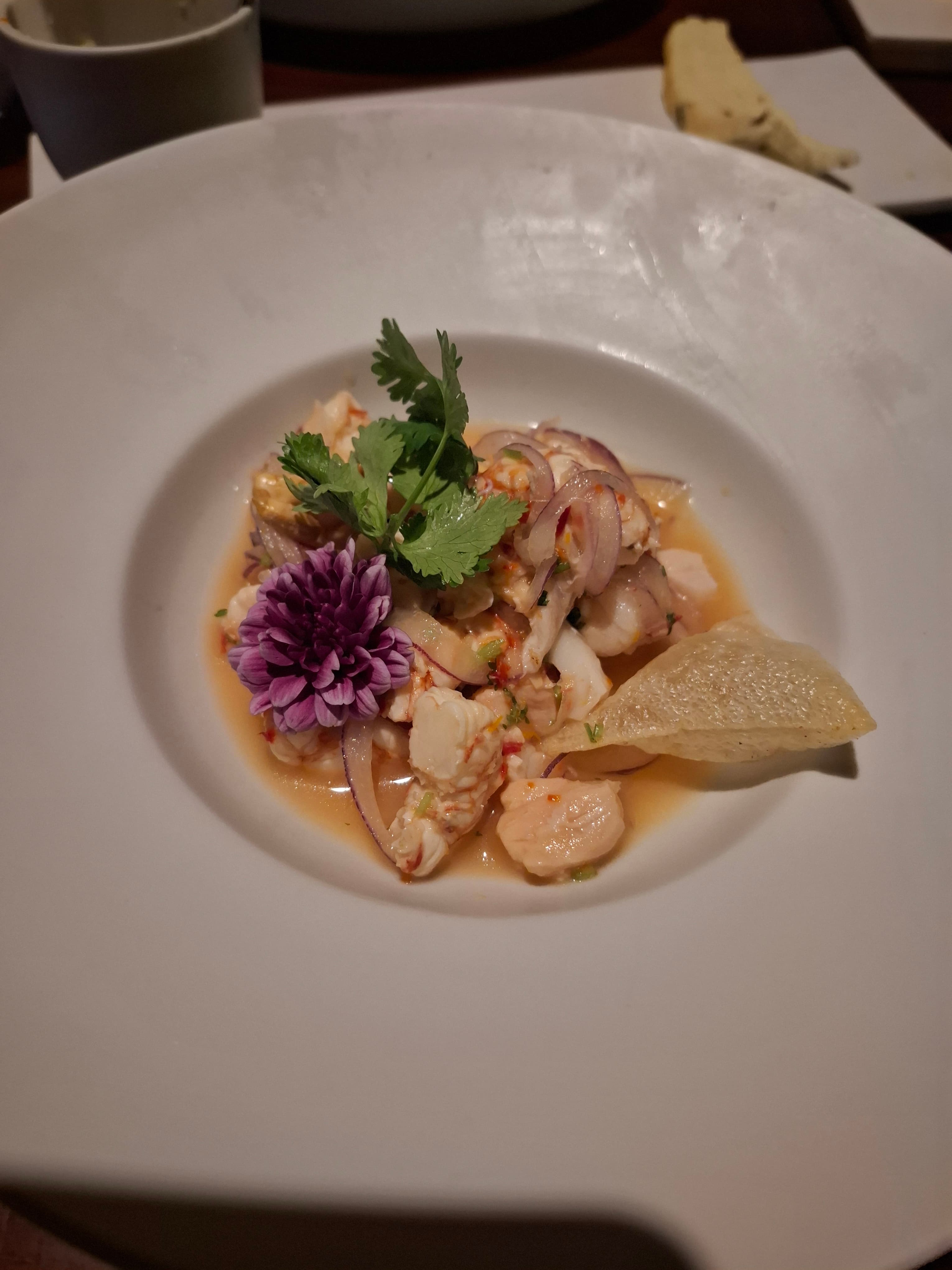 Ceviche de salmon