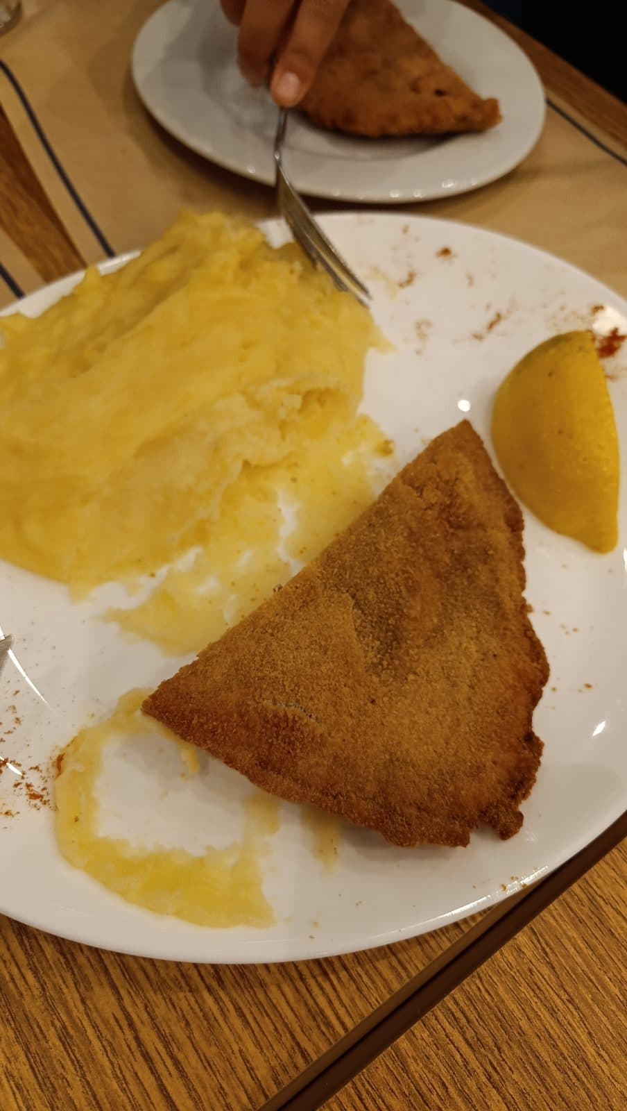 Milanesa con guarnición