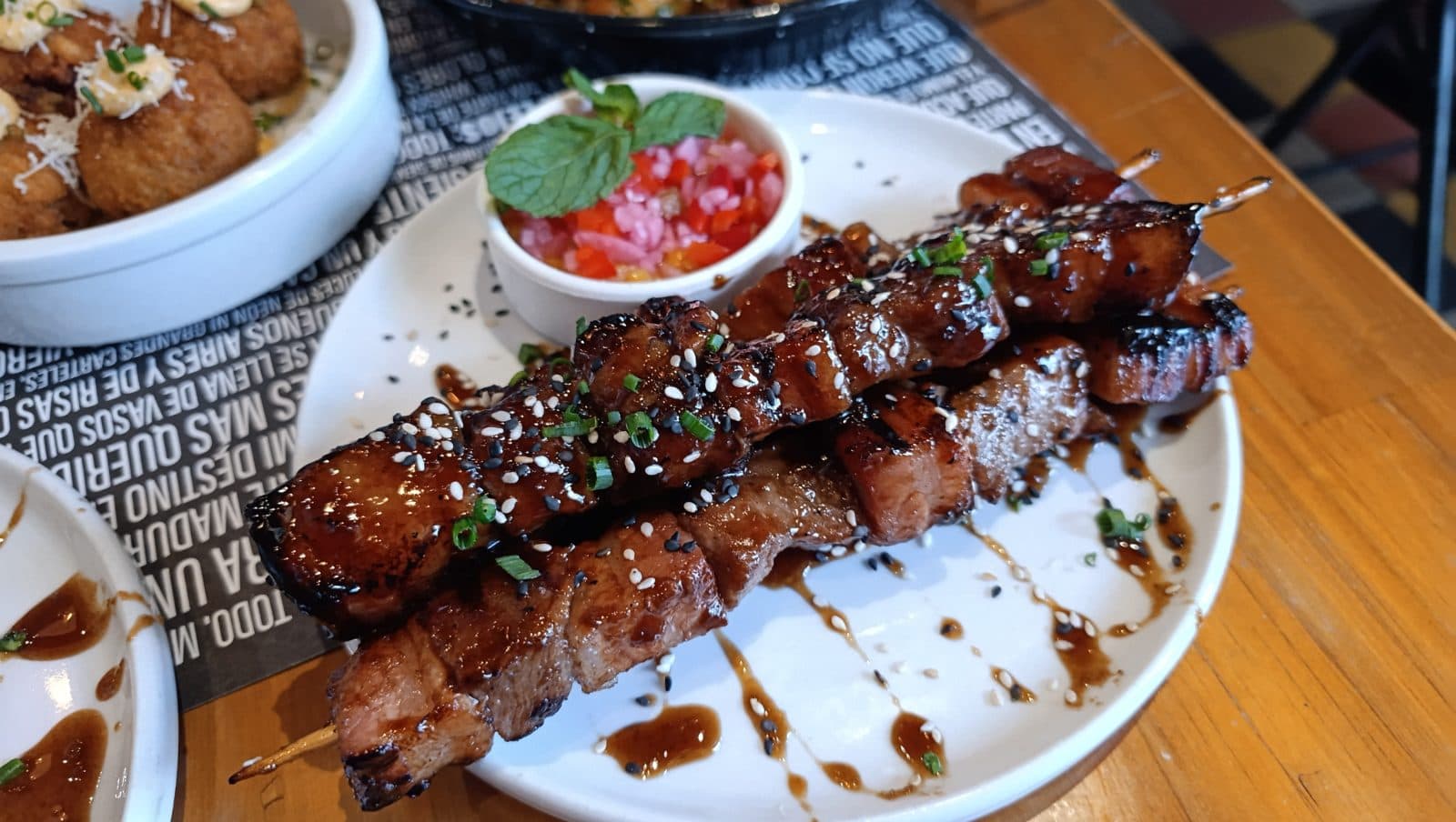 Pinchos de cerdo